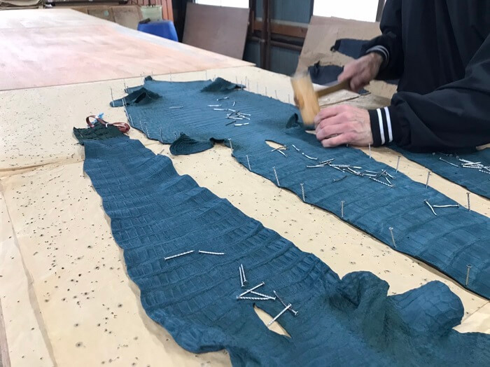 クロコダイル工場の様子