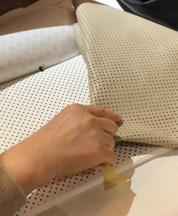 パンチングレザーオーダーメイド